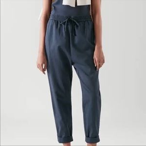 Cuffed COS cotton/linen drawstring pants SIZE US 8